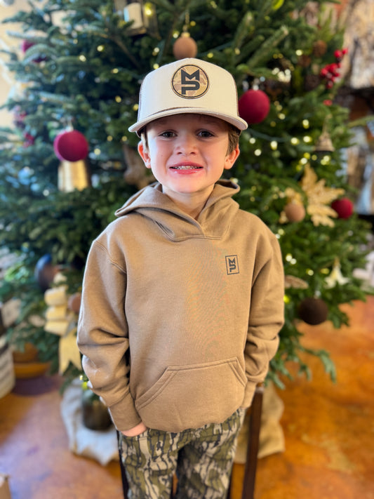 Brown Youth Flying Duck Hoodie