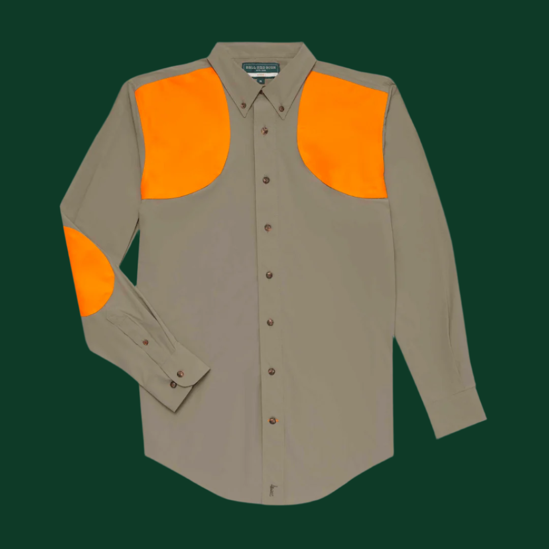 hunter orange field shirt