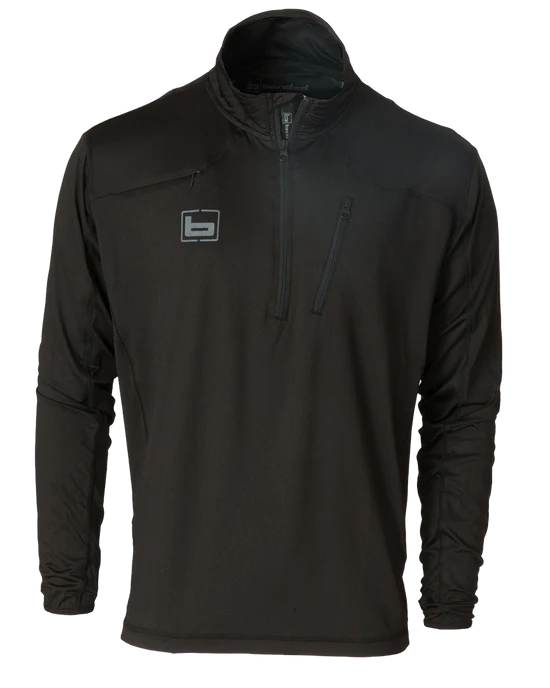 TEC Stalker 1/4 Zip Pullover : Black