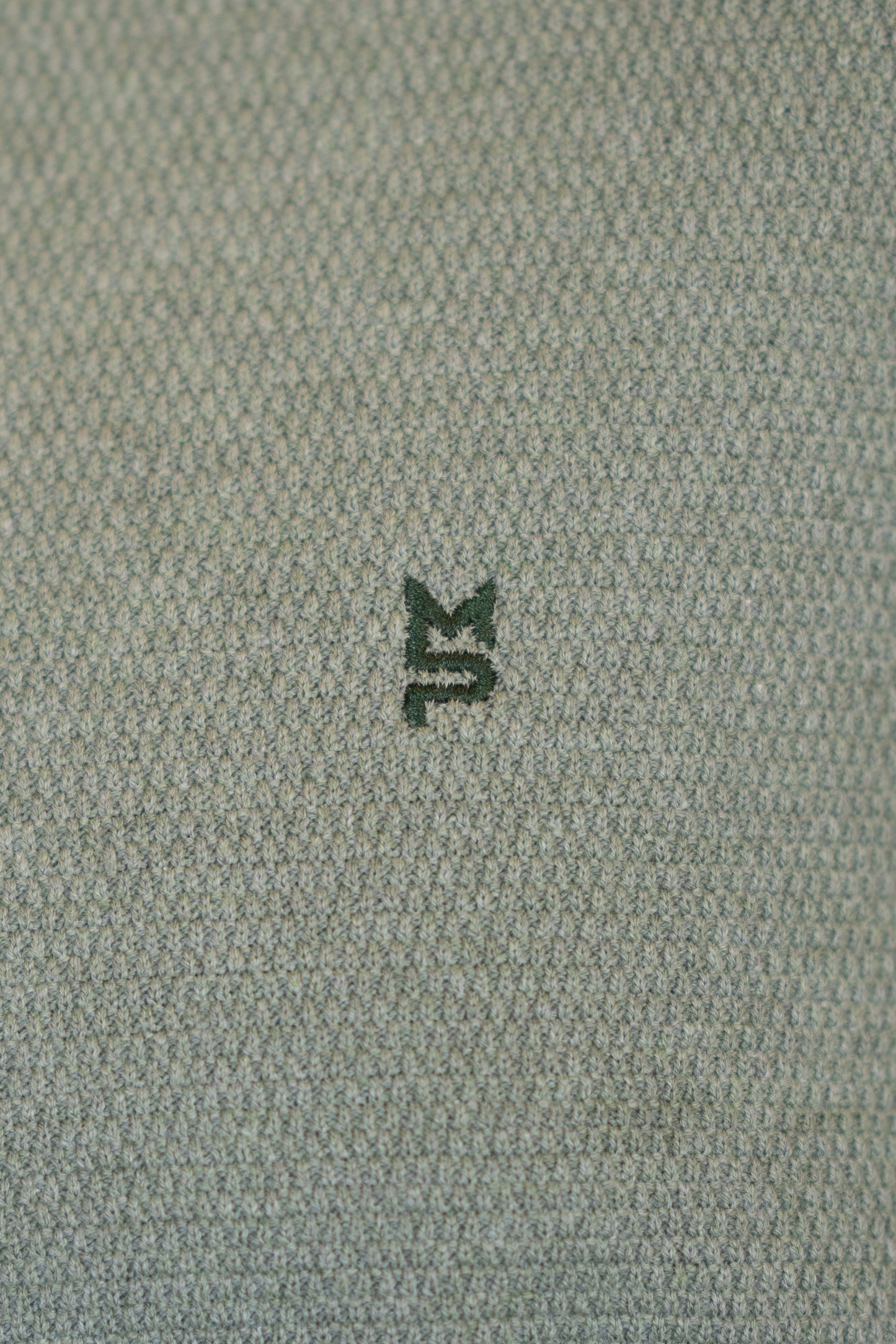 1/4 Zip Olive Knit Sweater