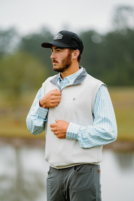 Stone & Charcoal 1/4 Zip Vest