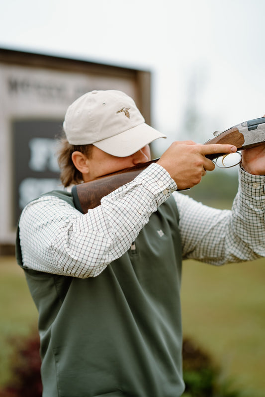 Olive & Khaki 1/4 Zip Vest