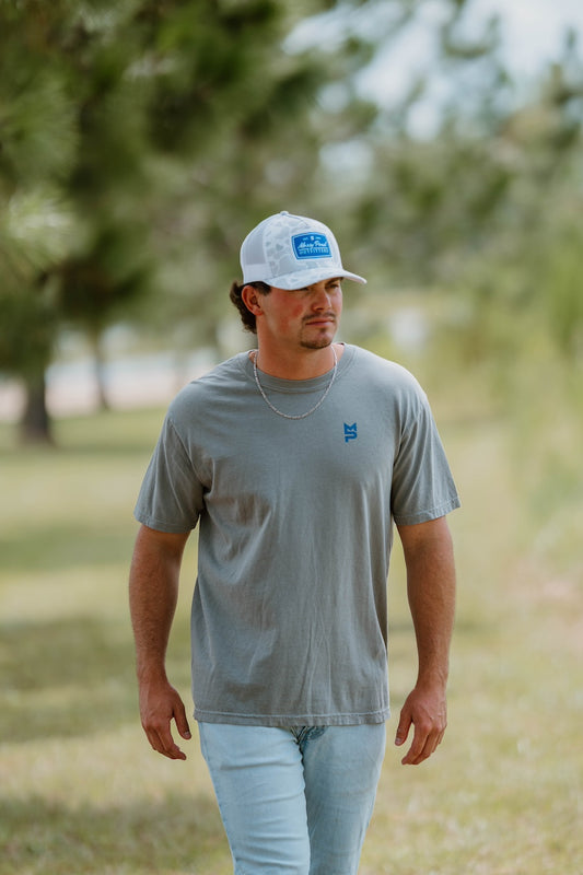 Grey & Blue MP Duck T-Shirt