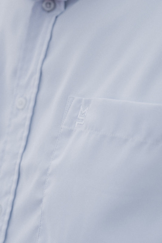 Solid White Button Down