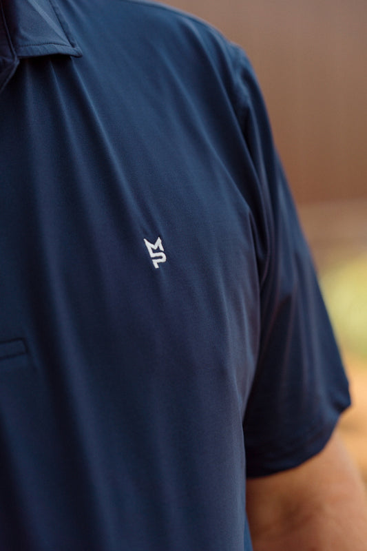 Solid Navy Polo
