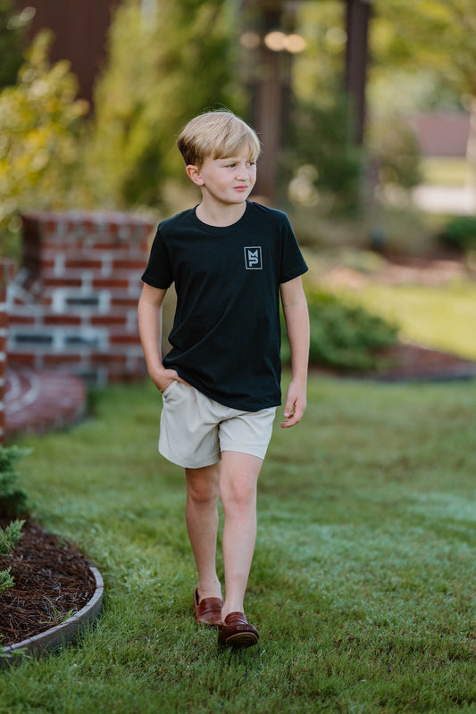 Black/Charcoal MP Youth S/S T-Shirt