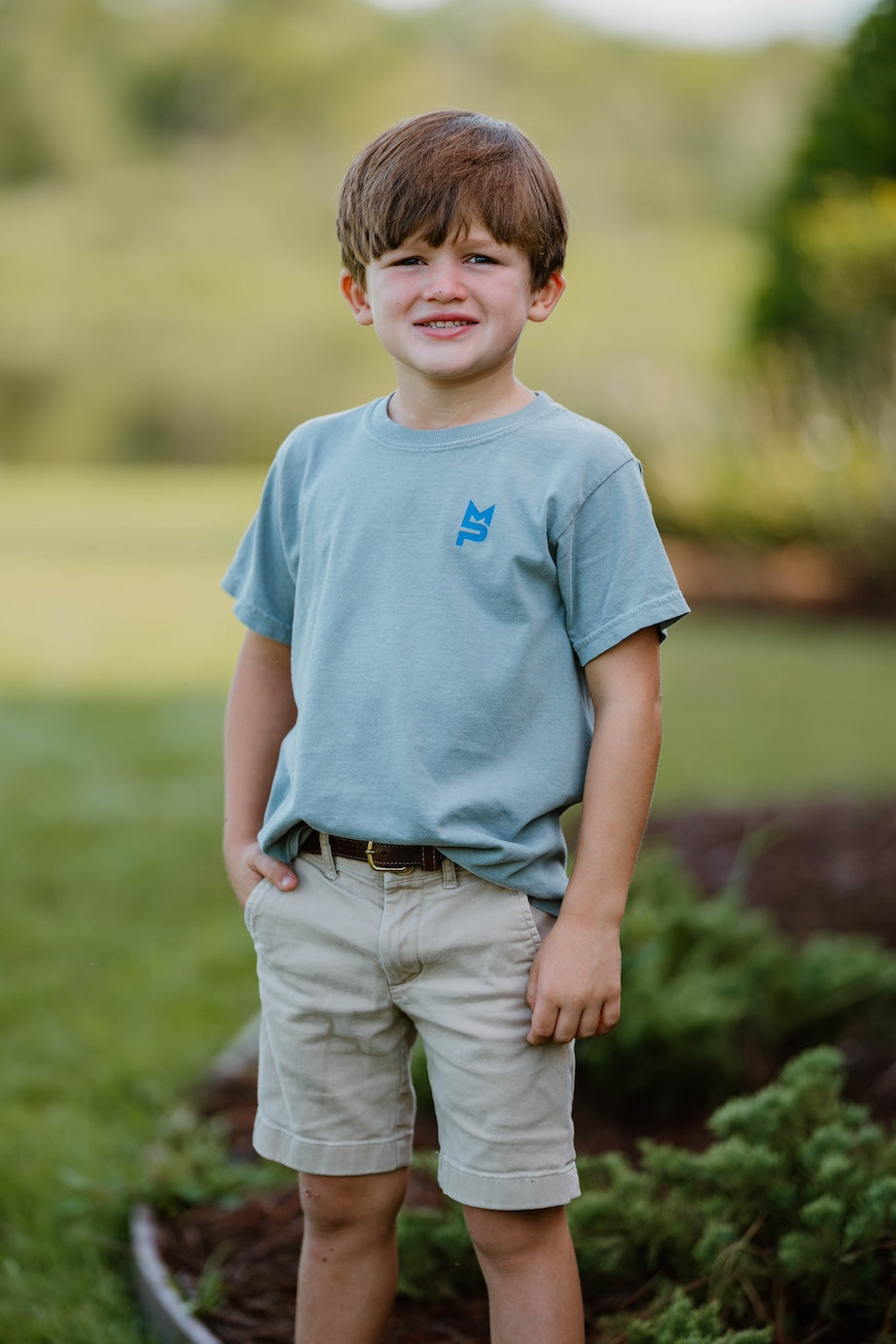 Grey & Blue MP Duck Youth T-Shirt