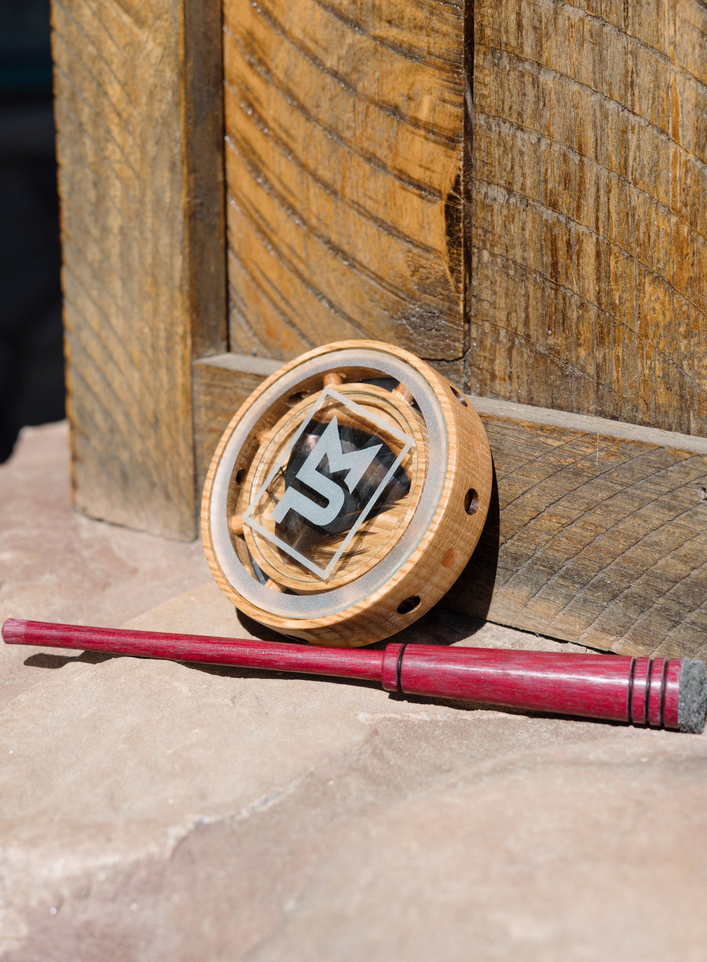 Wagon Wheel w/ Feather Turkey Call
