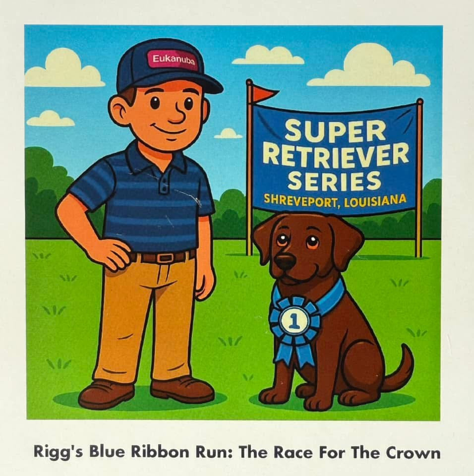 "Rigg's Blue Ribbon Run" Childrens Book