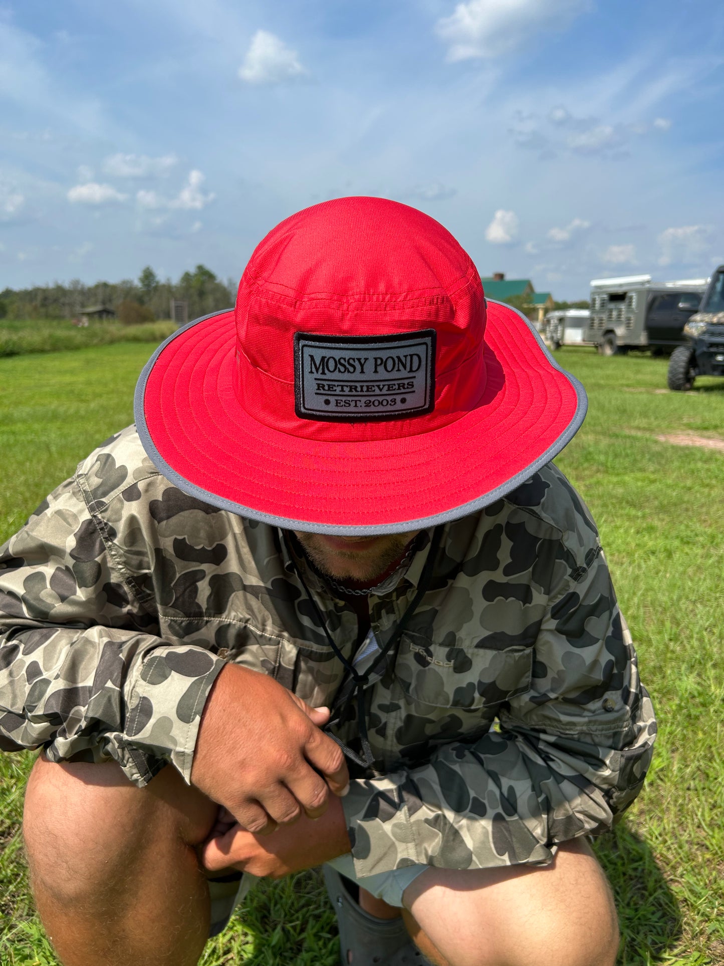 Mossy Pond Retrievers Wide Brim Hat