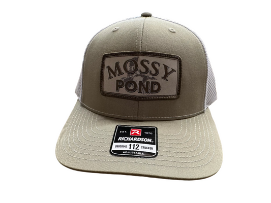 Khaki/White Patch Hat