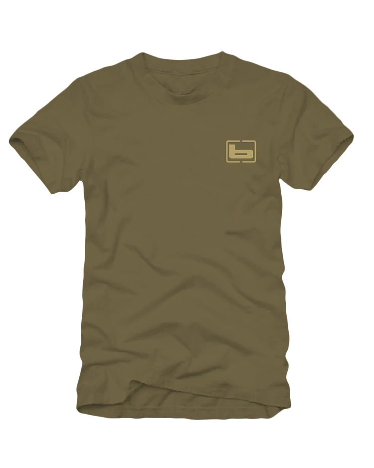 Banded Retro Patch Short Sleeve Tee