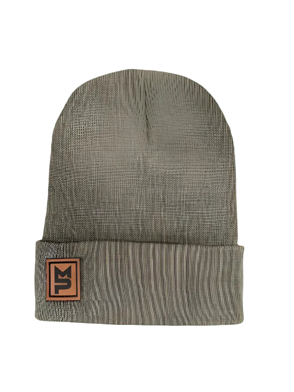 MP Leather Patch Beanie