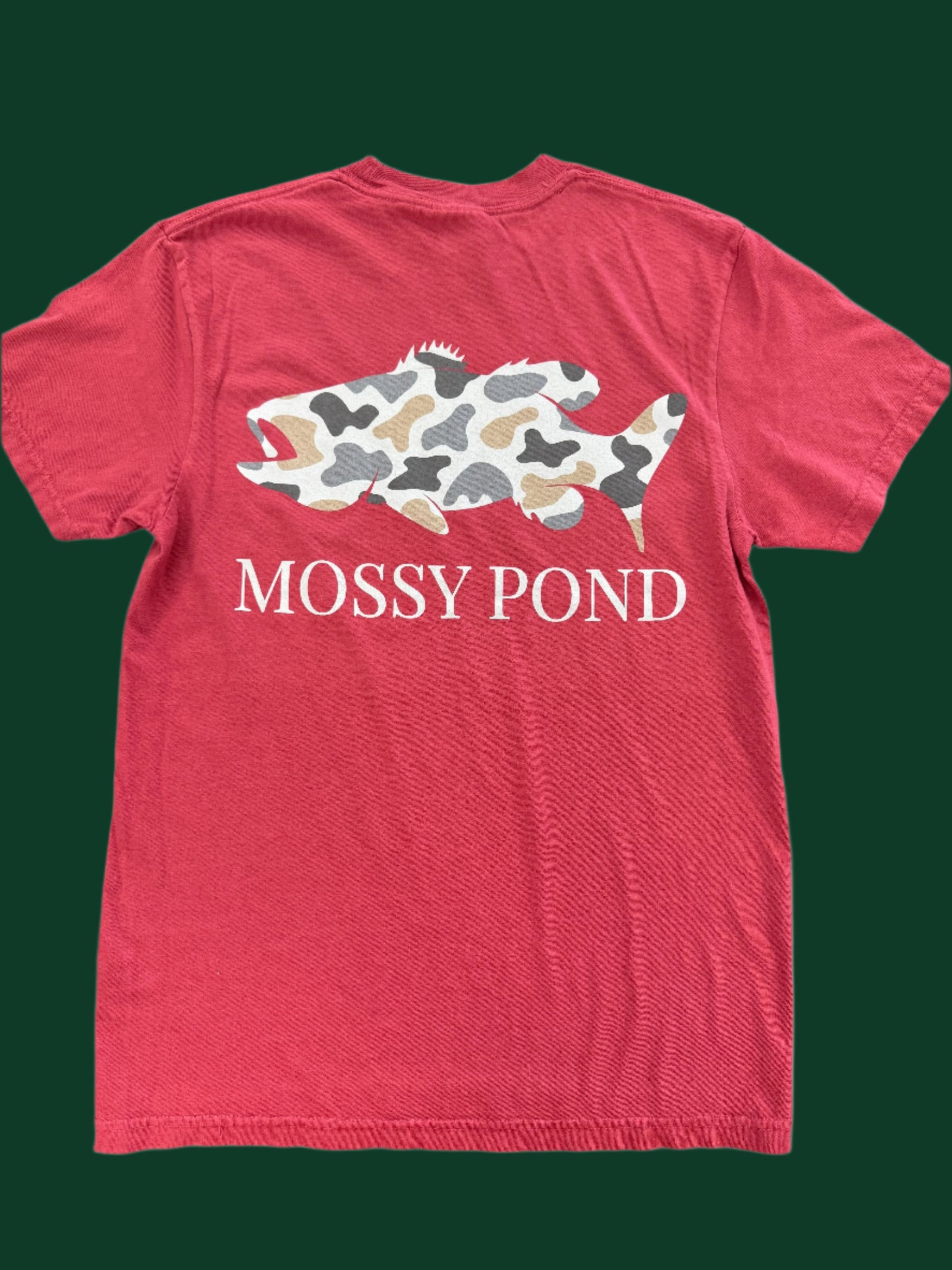 Red Camo Fish T-Shirt