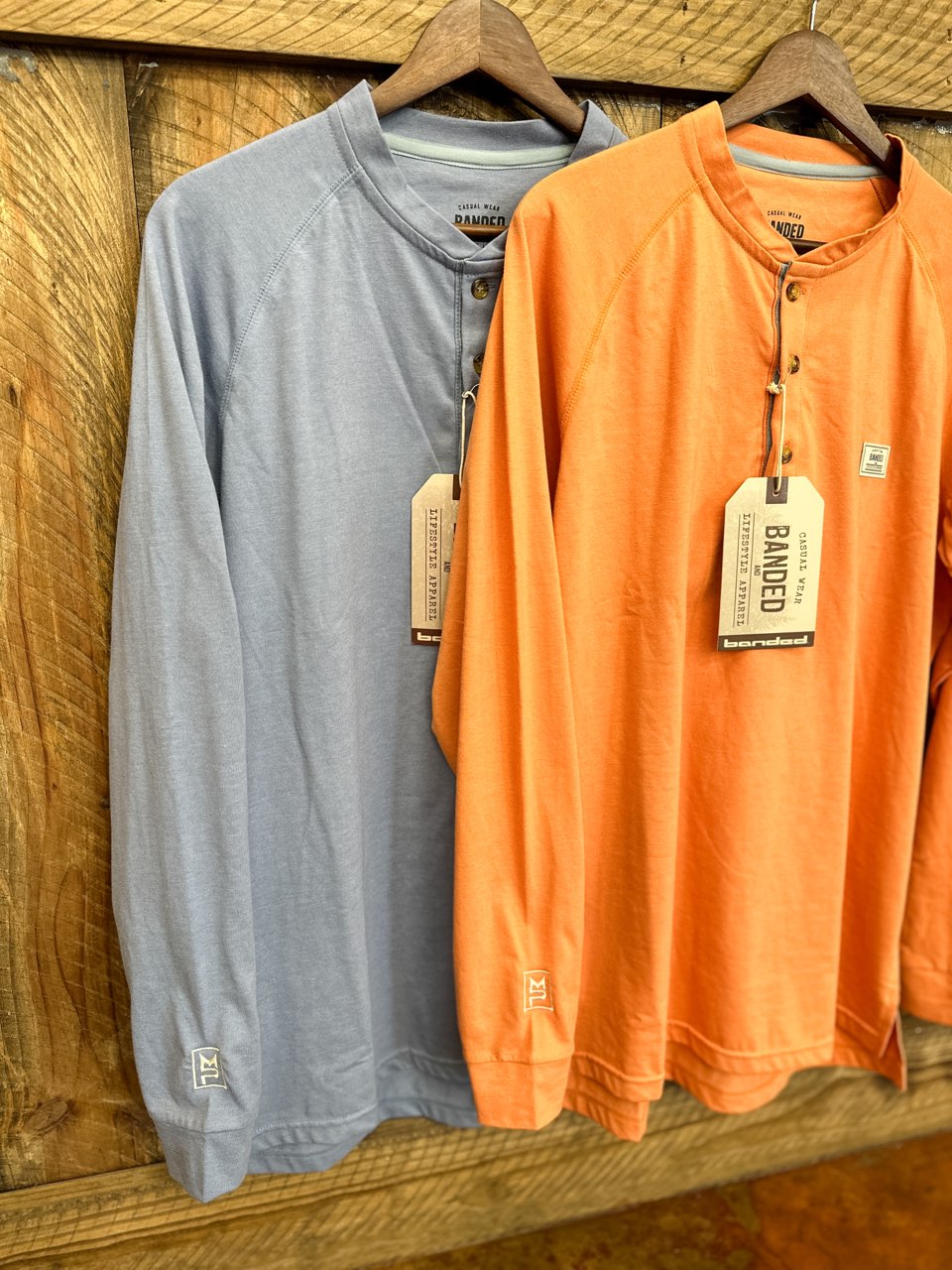 Banded Gulf Coast Henley : 2 Colors