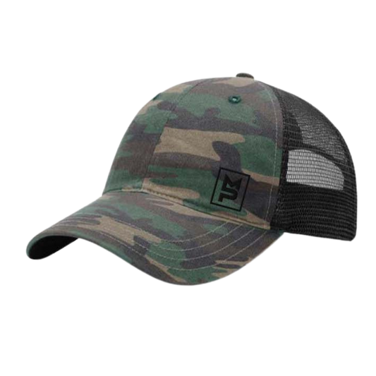Military Camo MP Unstructured Hat