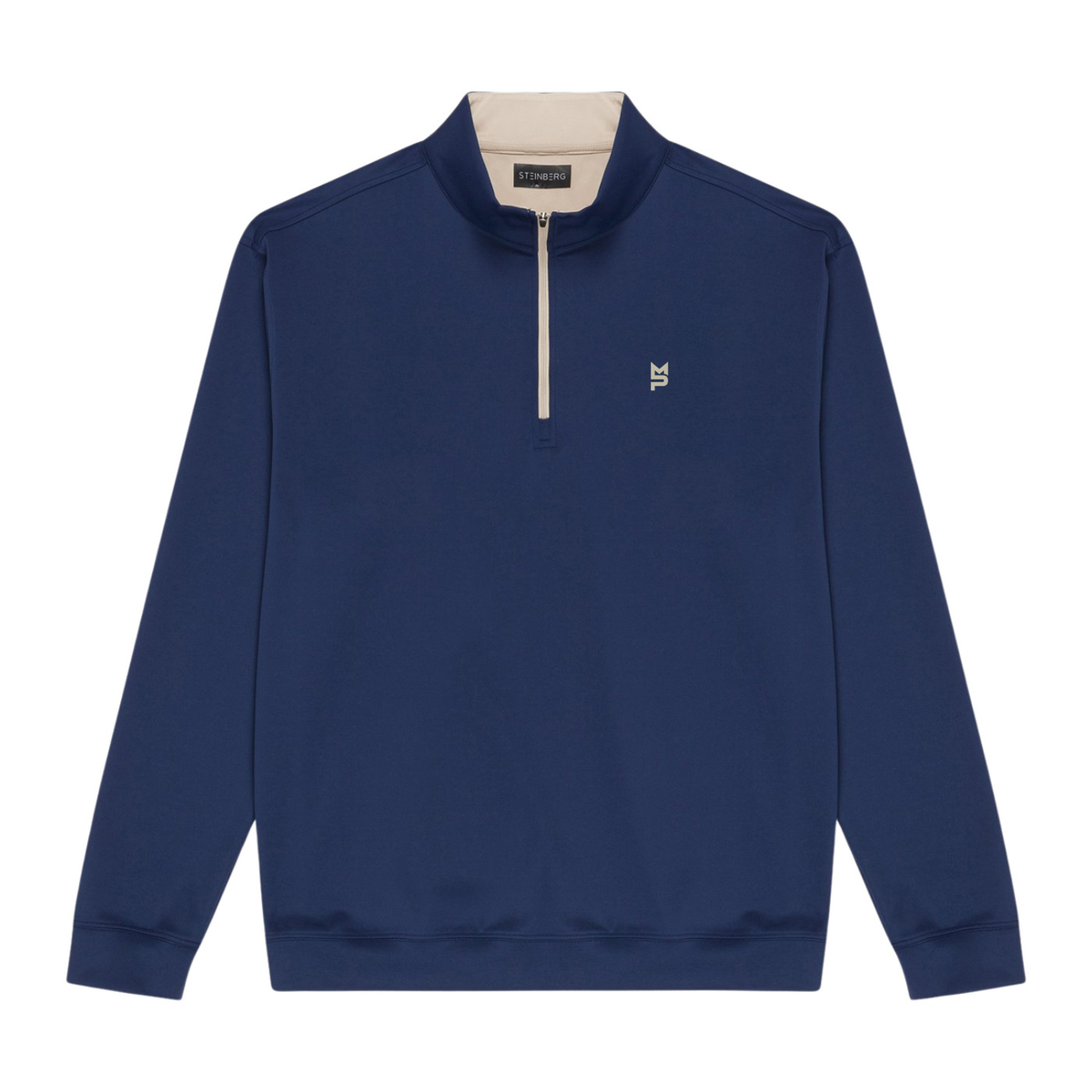 Mens 1/4 Zip Pullover: Navy