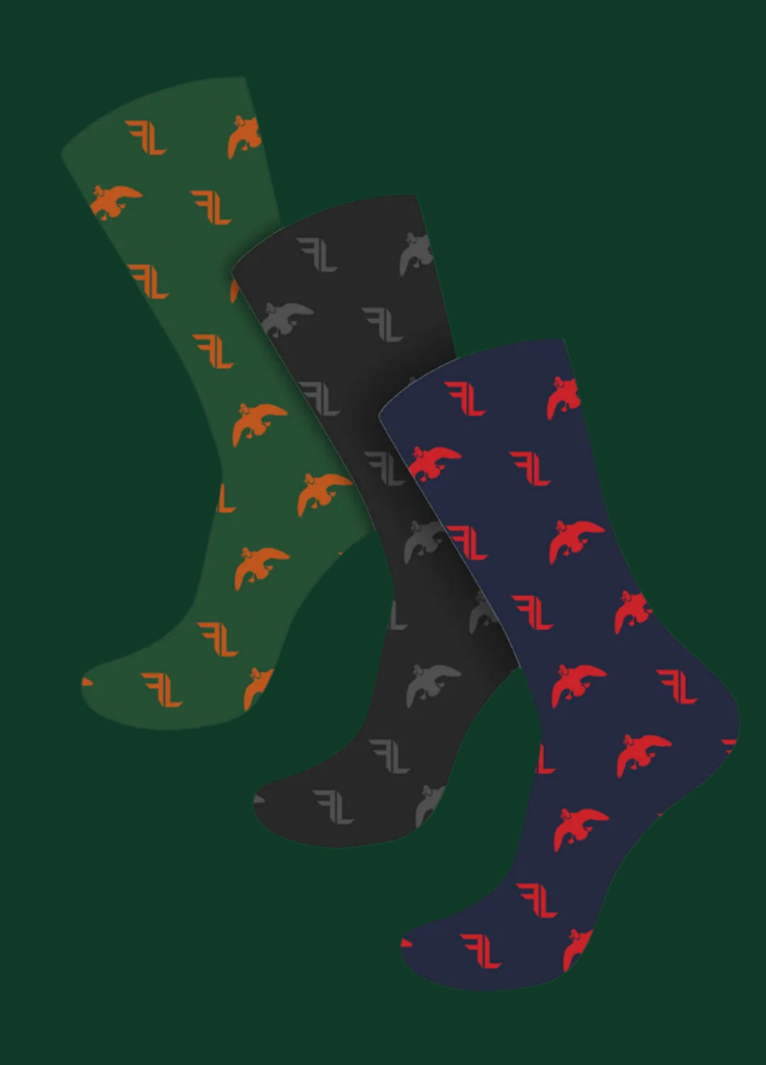 The Fowl Life : 3-Pack Mallard Socks