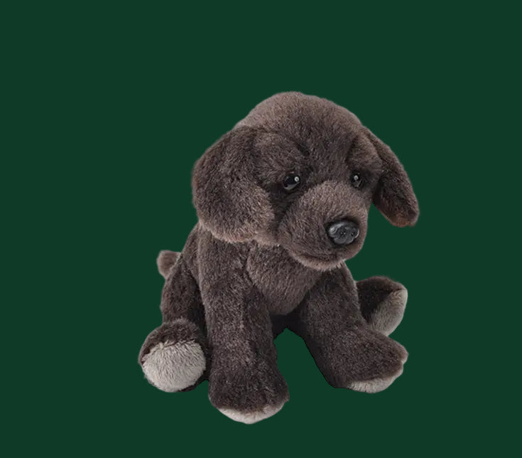 Stuffed Chocolate Lab - 5"