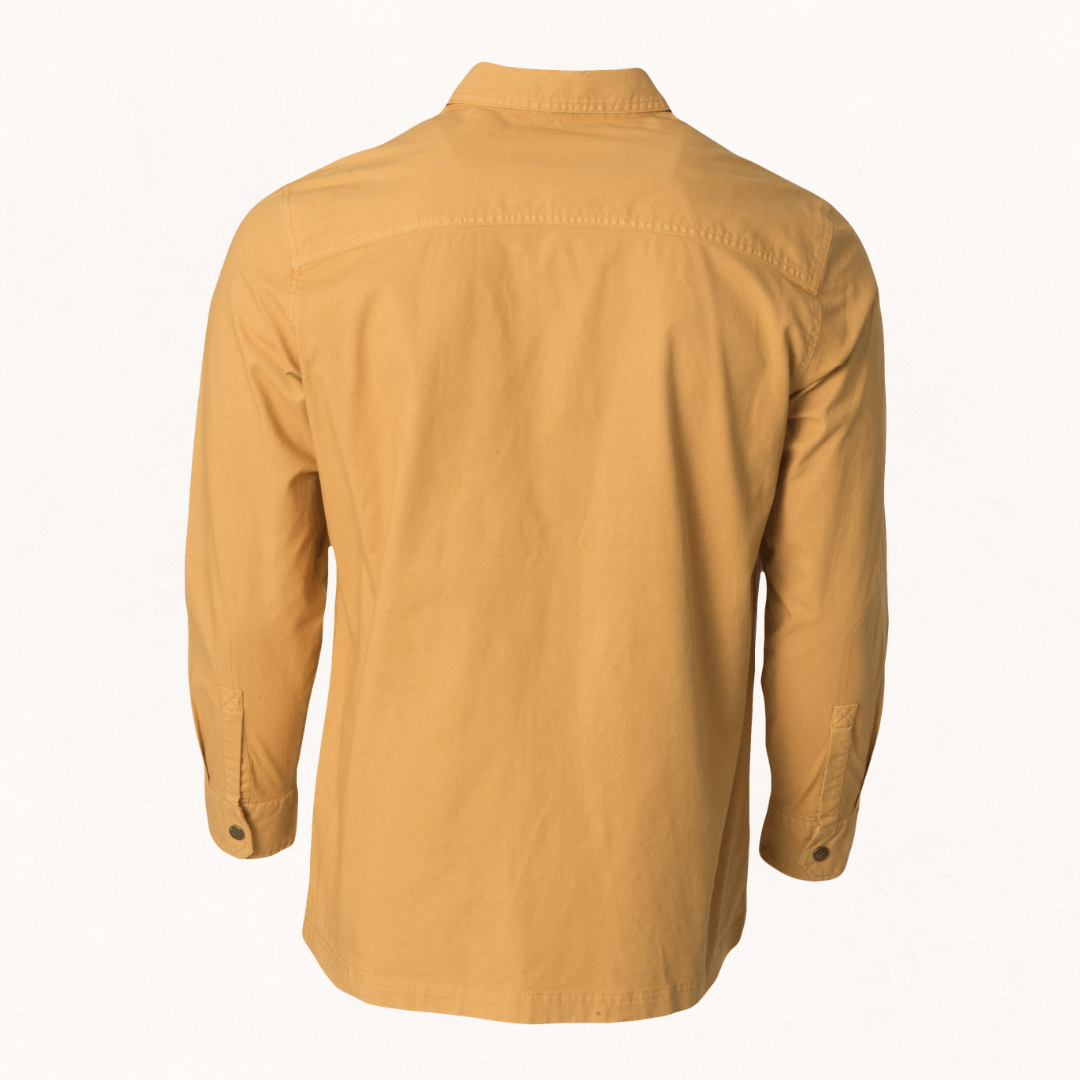 banded shirt jacket