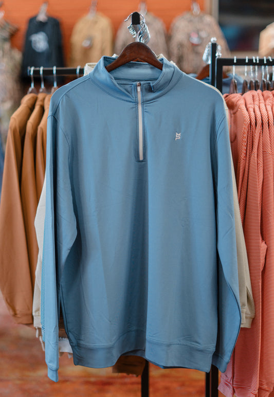 The Lodge Pullover: Blue