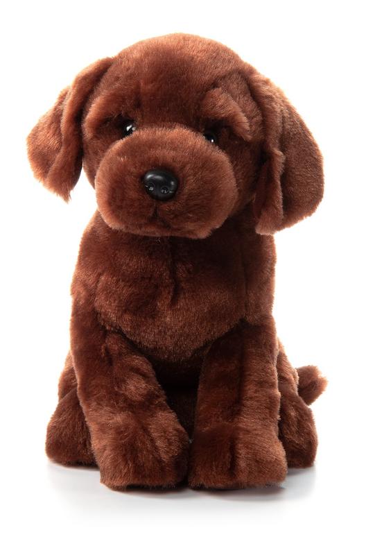 Chocolate Labrador Stuffed Animal - 12"