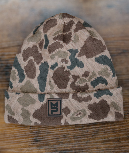 Brown Duck Camo Beanie