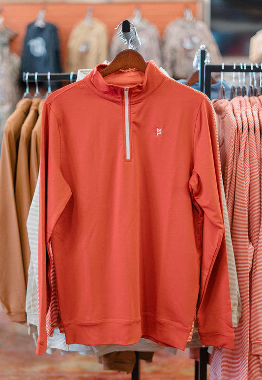 The Lodge Pullover: Crimson