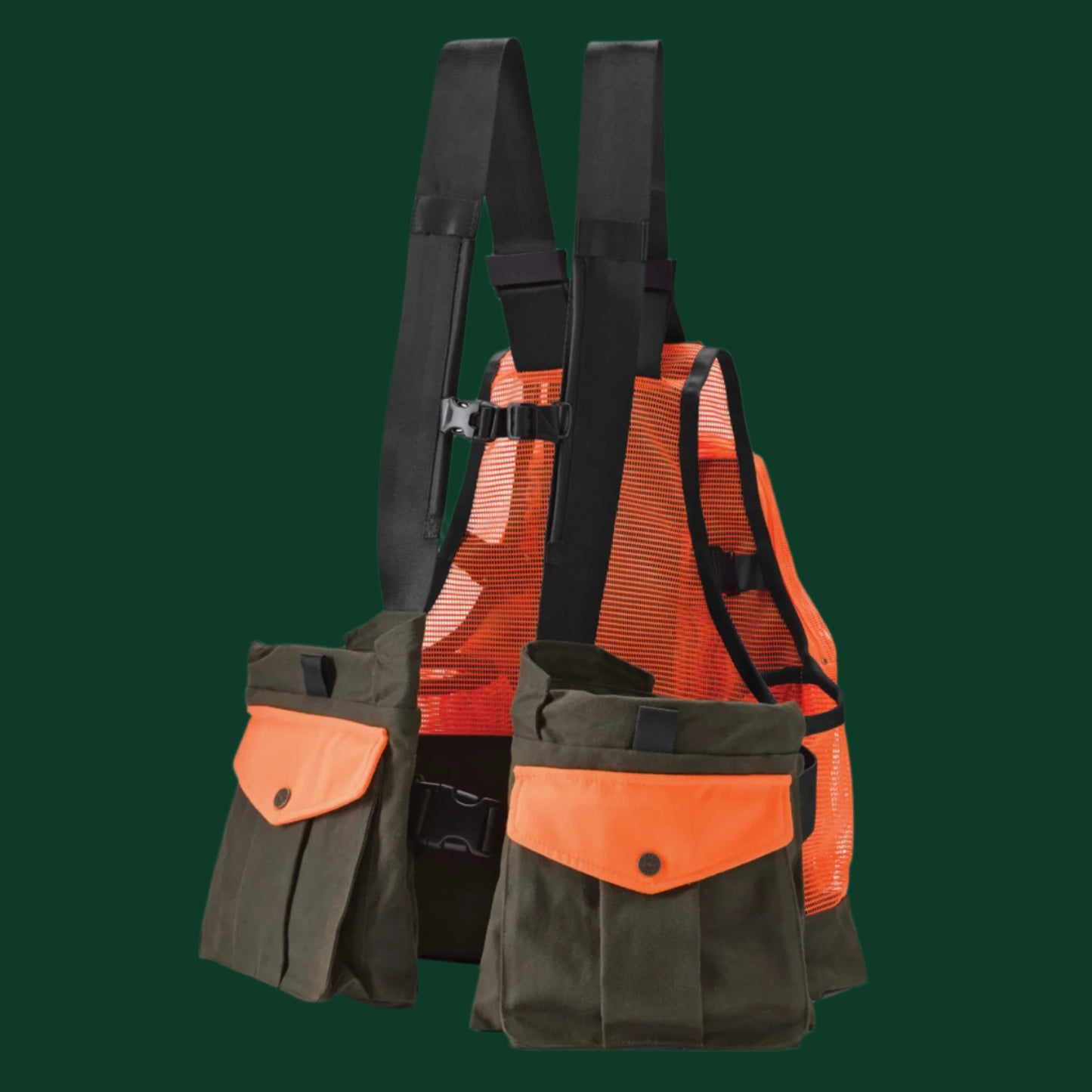 Waxed Cotton Strap Vest