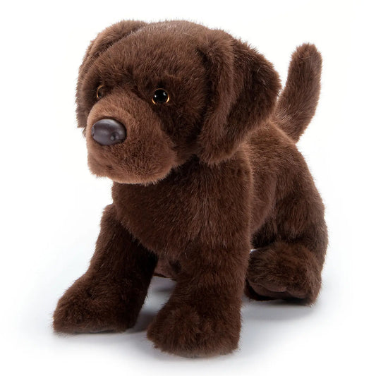 Chocolate Labrador Stuffed Animal - 11"