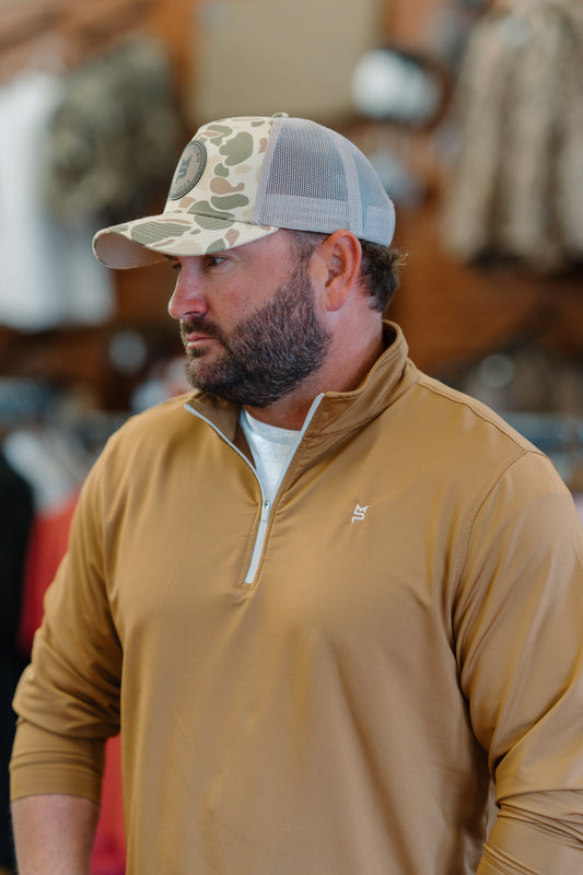 The Lodge Pullover: Camel