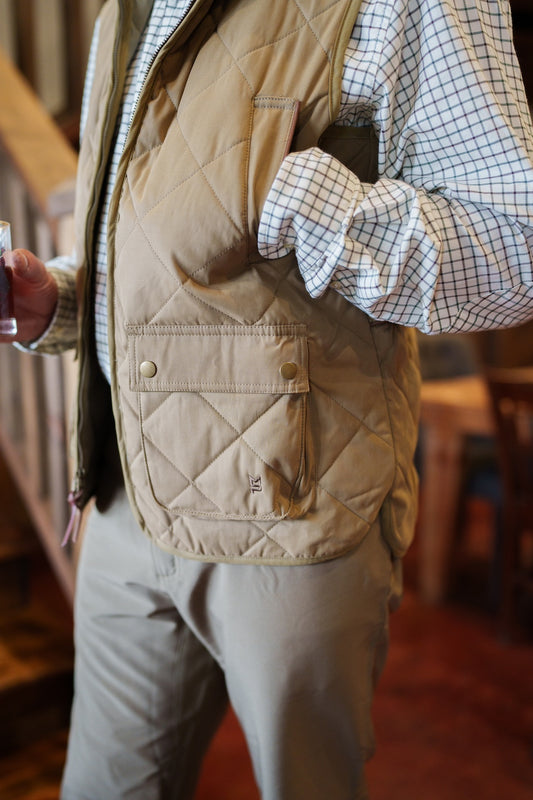 Quilted MP Vest: Khaki