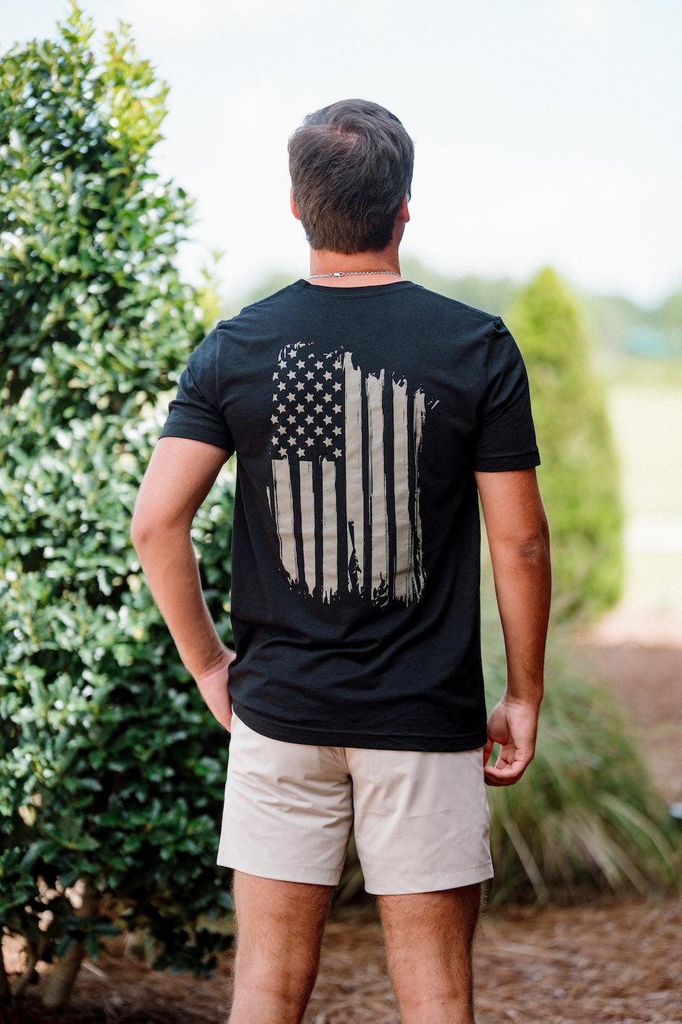 Black & Green Flag T-Shirt