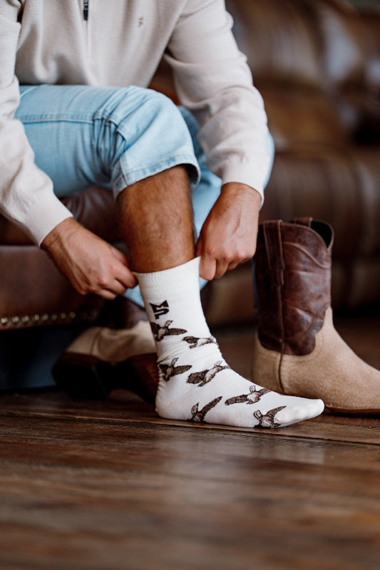 MP Beige Quail Socks
