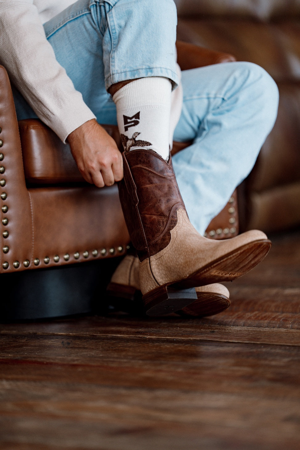 MP Beige Quail Socks