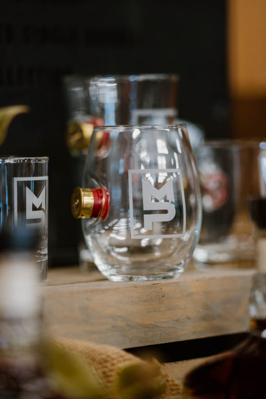 Shotshell Glassware: Wine Glass