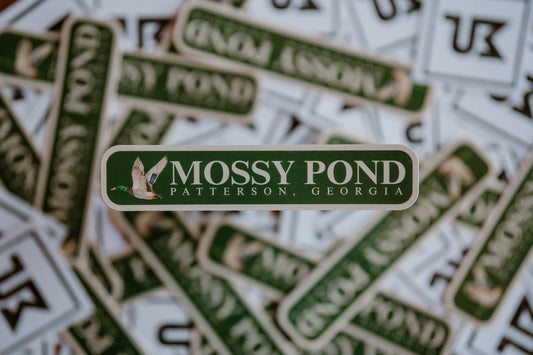 Duck - Mossy Pond Rectangle Sticker