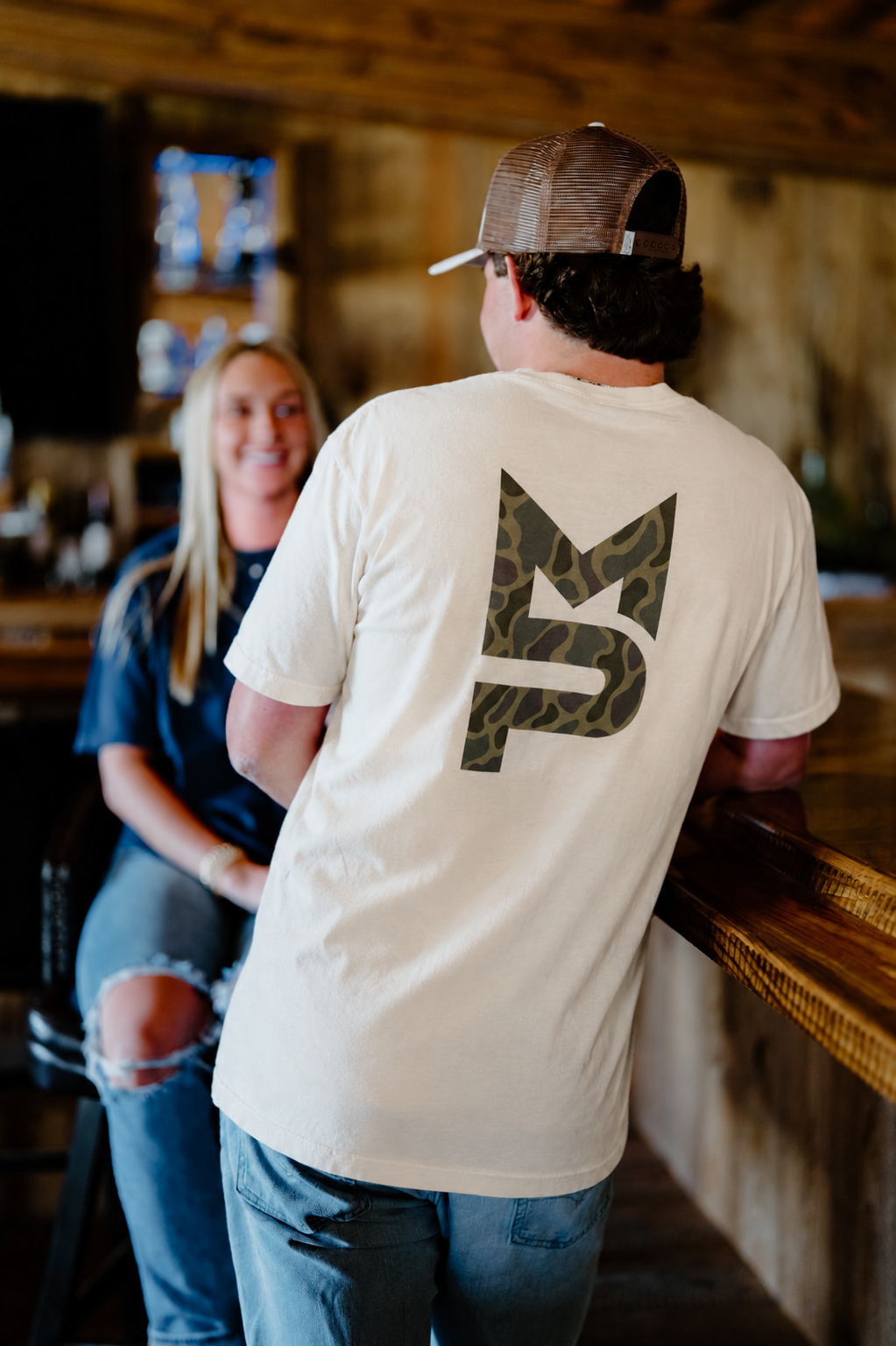 Ivory Camo MP Pocket Tee