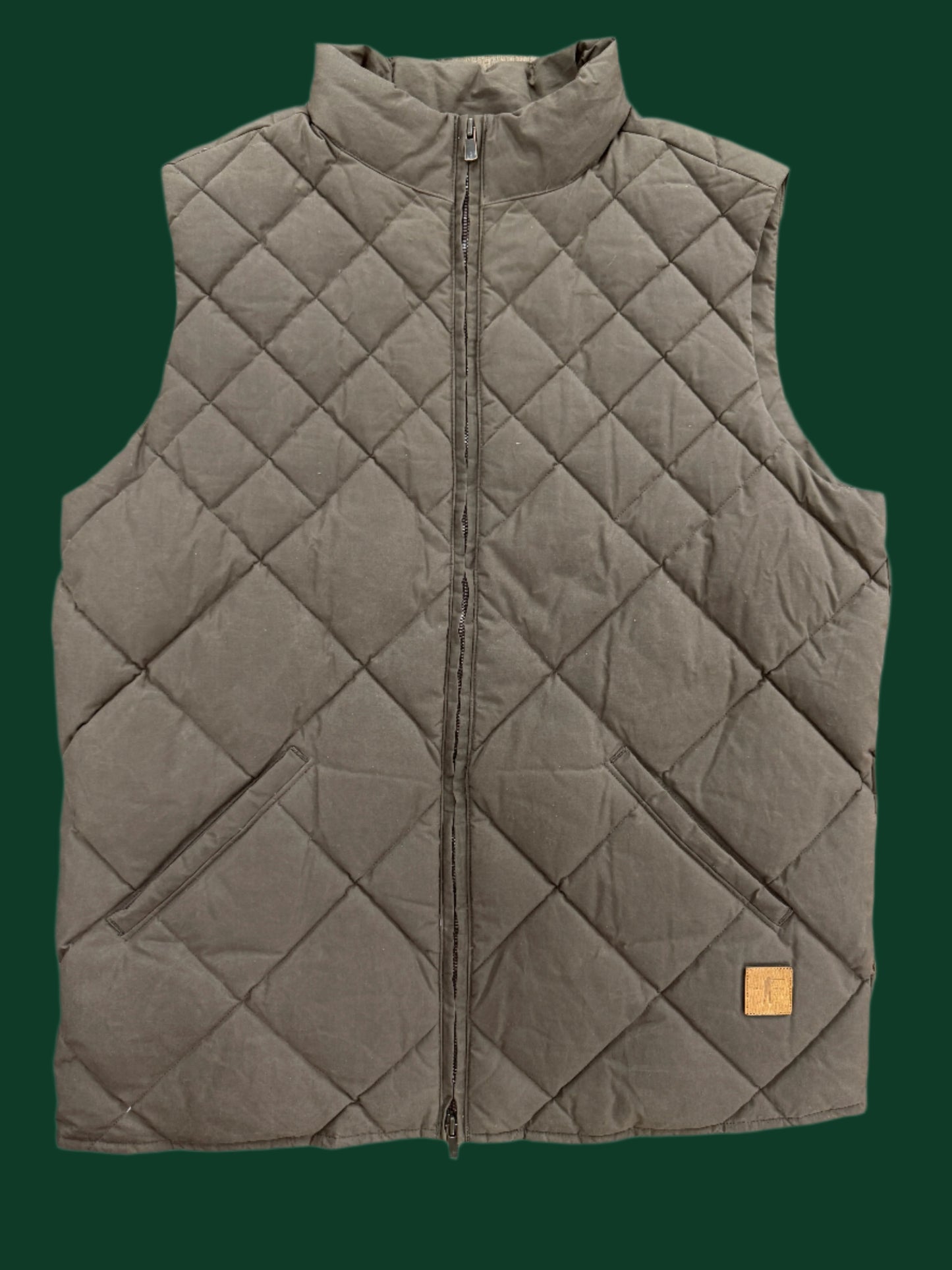 Arthur Quilted Waxed Down Vest
