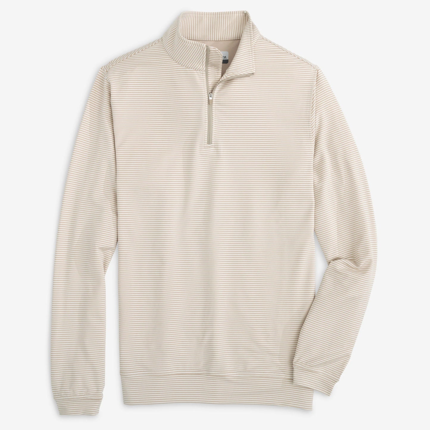 The Lodge Pullover: Khaki Stripe