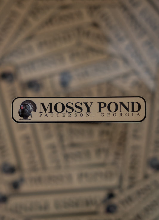 Turkey - Mossy Pond Rectangle Sticker