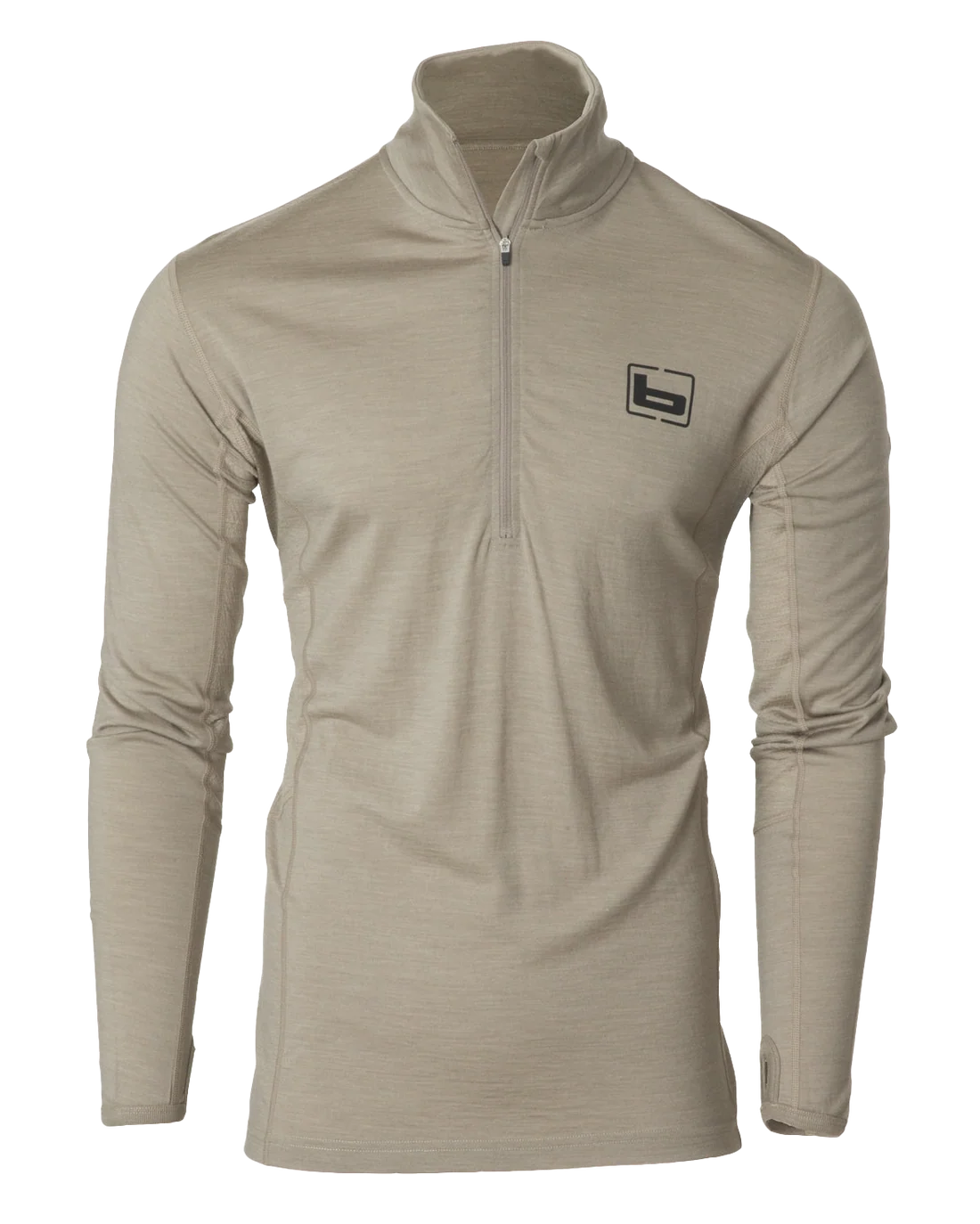 BASE Wool 1/4 Zip LT Pullover