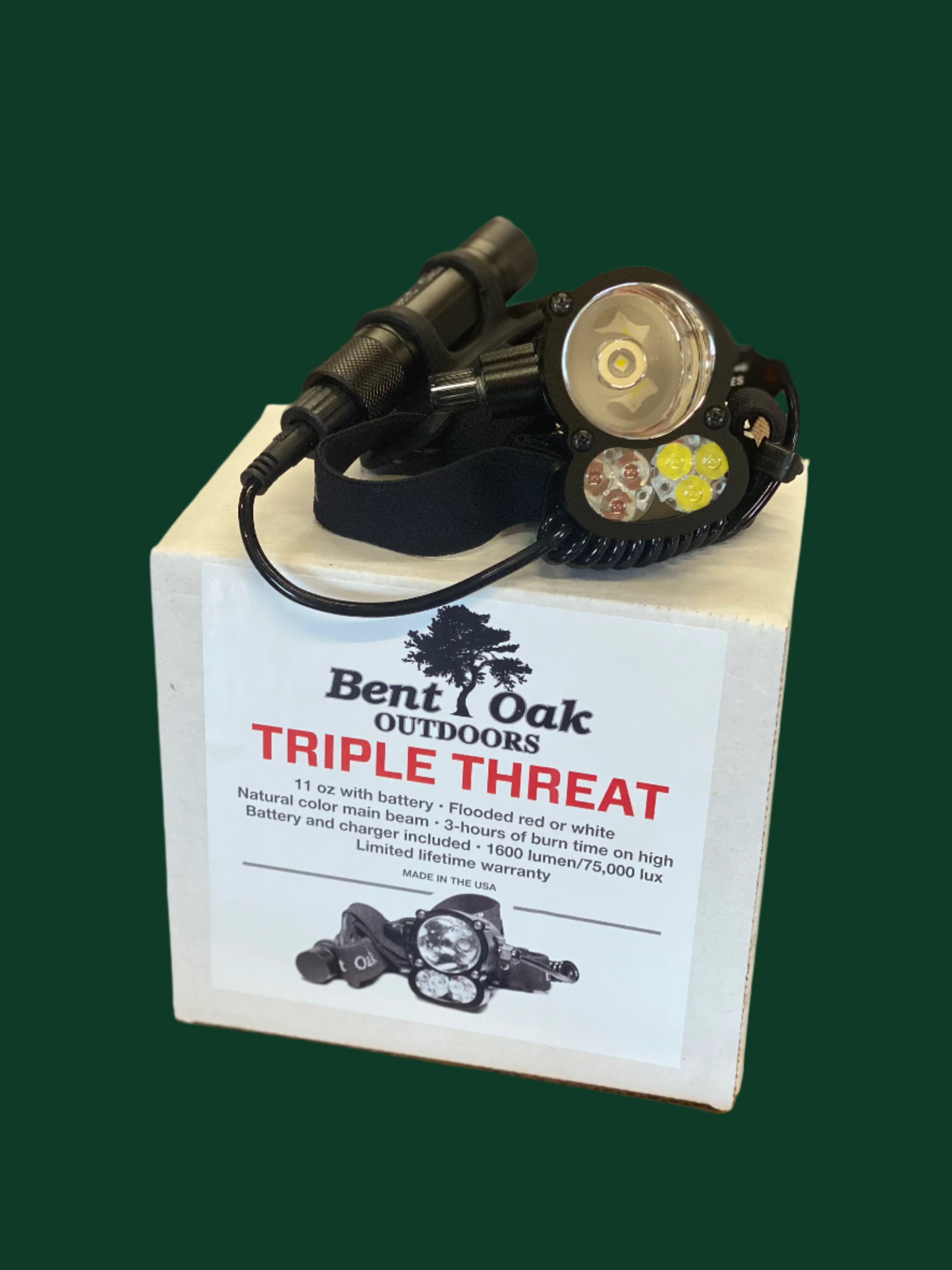 Triple threat Head lamp