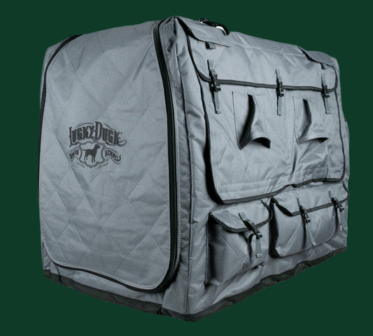 Lucky Duck Kennel Cover : Storm Grey