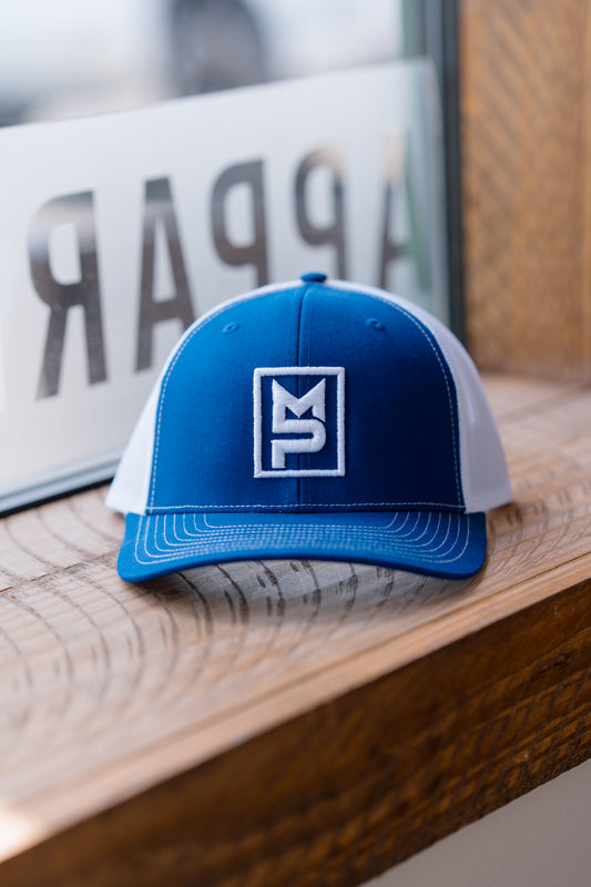 MP Logo Hat : Royal/White