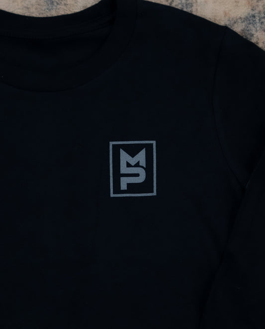 Black/Charcoal MP Youth L/S T-Shirt