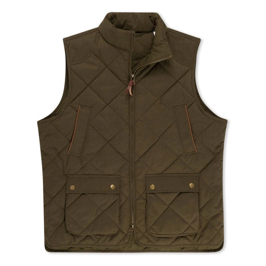 Ladies Quilted MP Vest: Loden